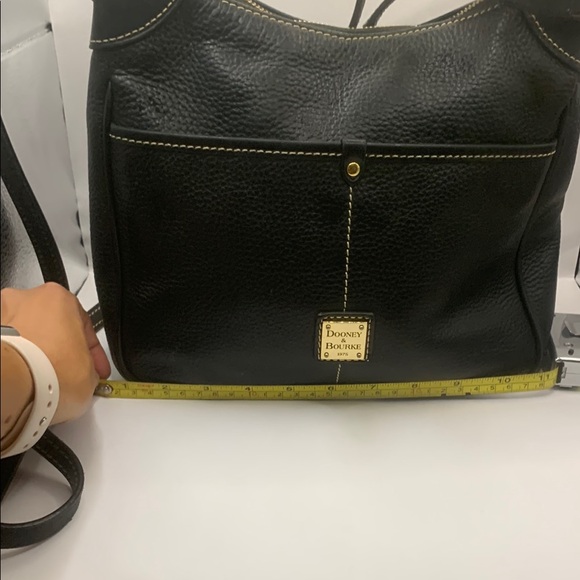 Dooney & Bourke Black Crossbody Bag with Gold Accents - Picture 4 of 10